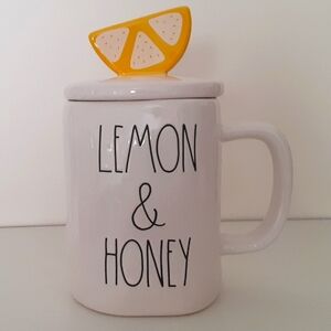 Rae Dunn Lemon & Honey Mug with Lid